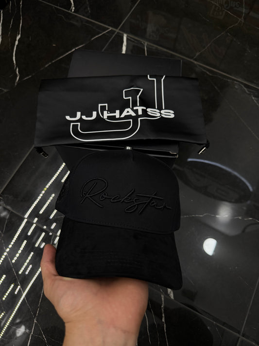 JJ hats x Rockstar black