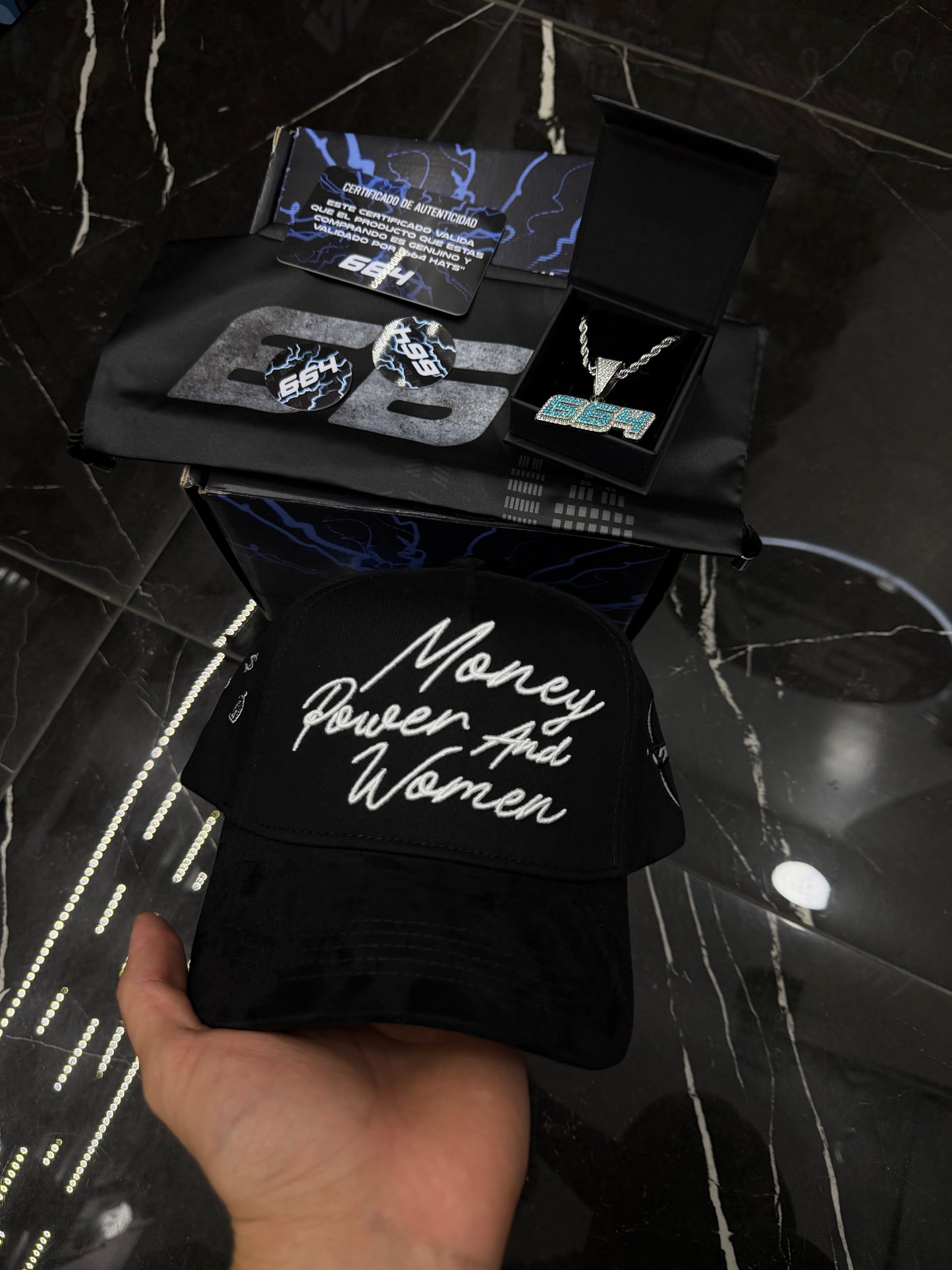 664 hats power and money
