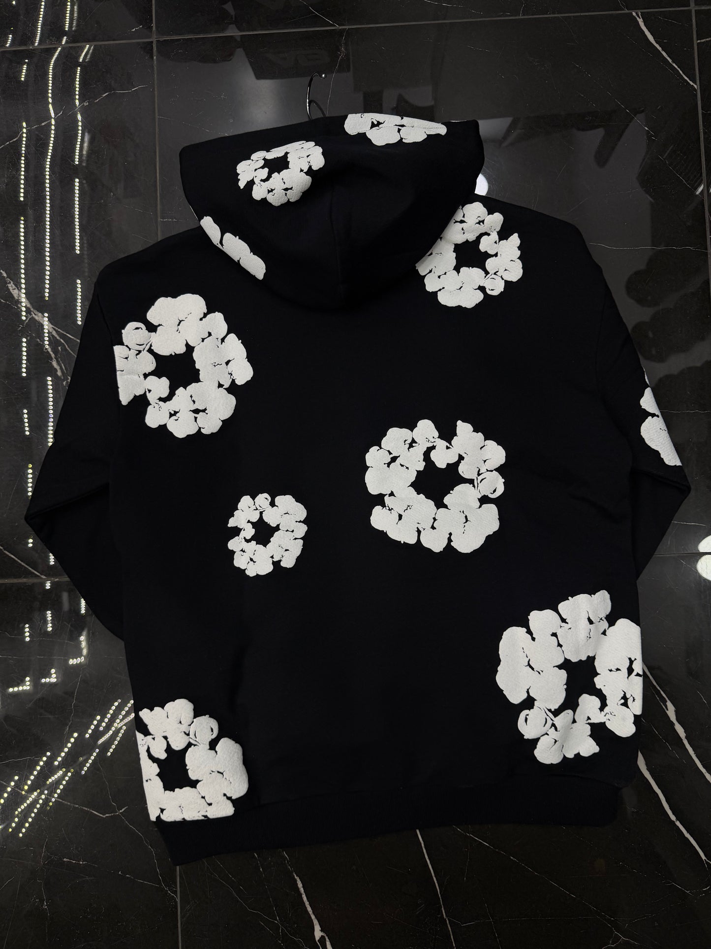 Denim tears hoodie black and white