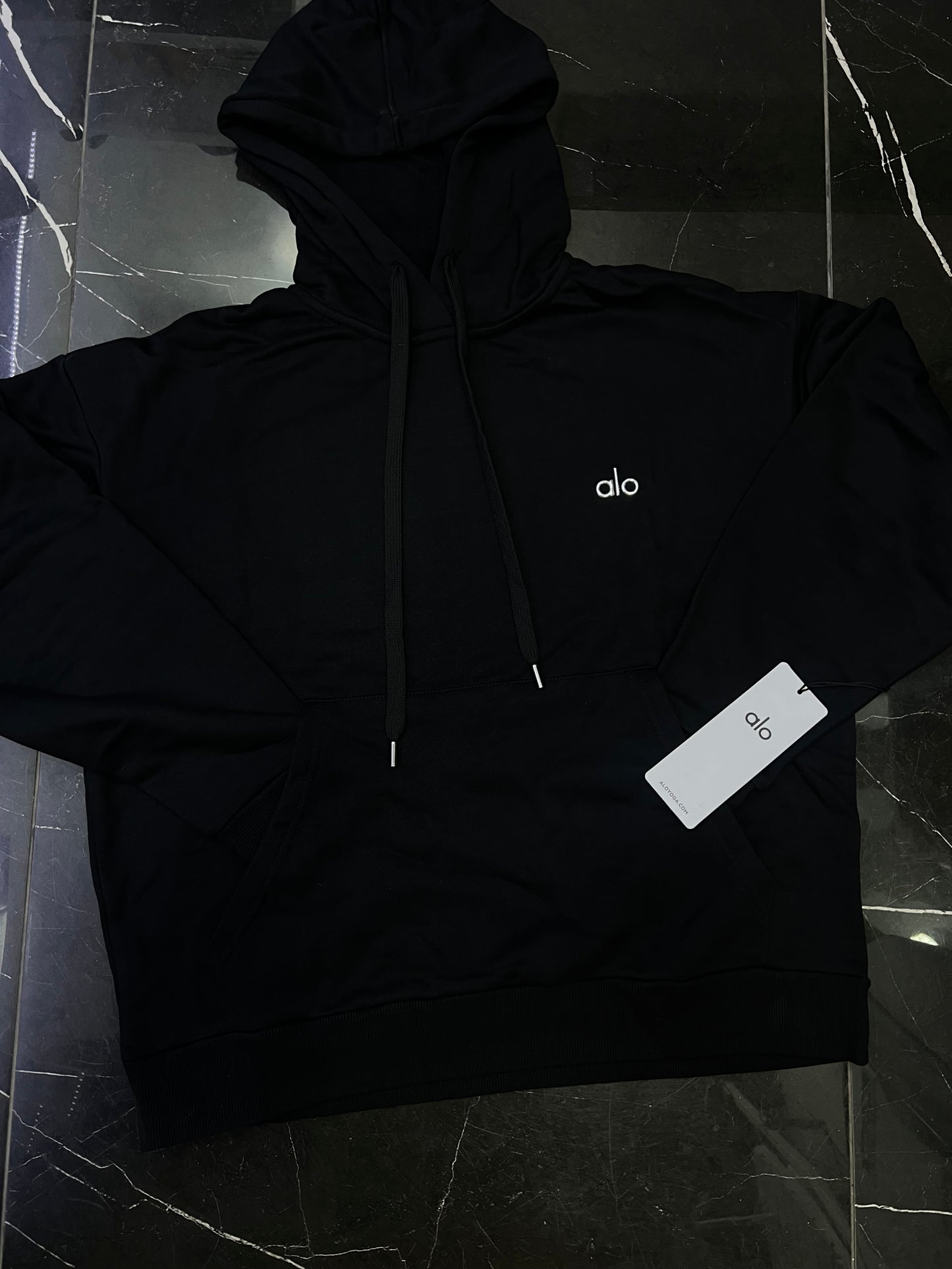 Sudadera alo Negra Con Gorro