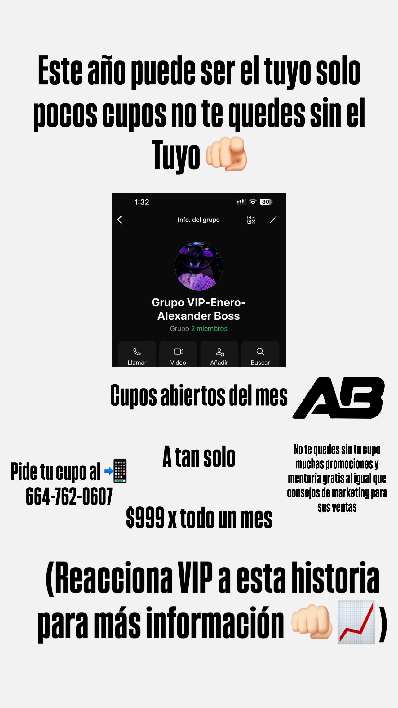 Grupo VIP -Enero